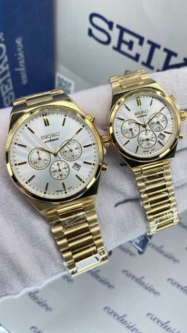 ست ساعت seiko exclusive سیکو شرکتی s14 - تصویر 2