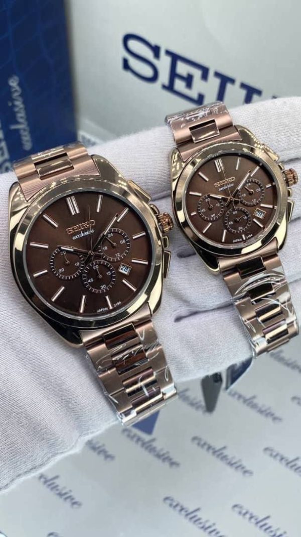 ست ساعت seiko exclusive سیکو شرکتی s16 - تصویر 2