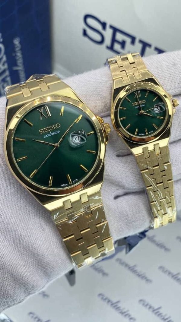 ست ساعت seiko exclusive سیکو شرکتی s17 - تصویر 2